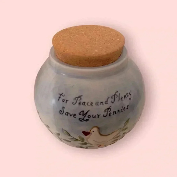 🔻Vintage🔻 RUSS Berrie Pot Save Your Pennies, 5.50’’ - Picture 3 of 7